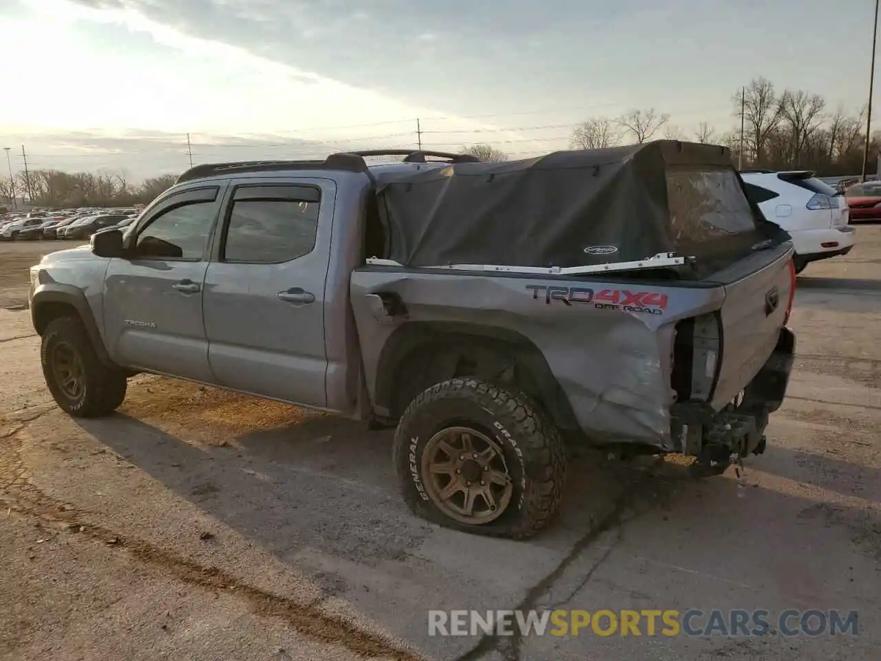 2 Photograph of a damaged car 5TFCZ5AN1KX199984 TOYOTA TACOMA 2019