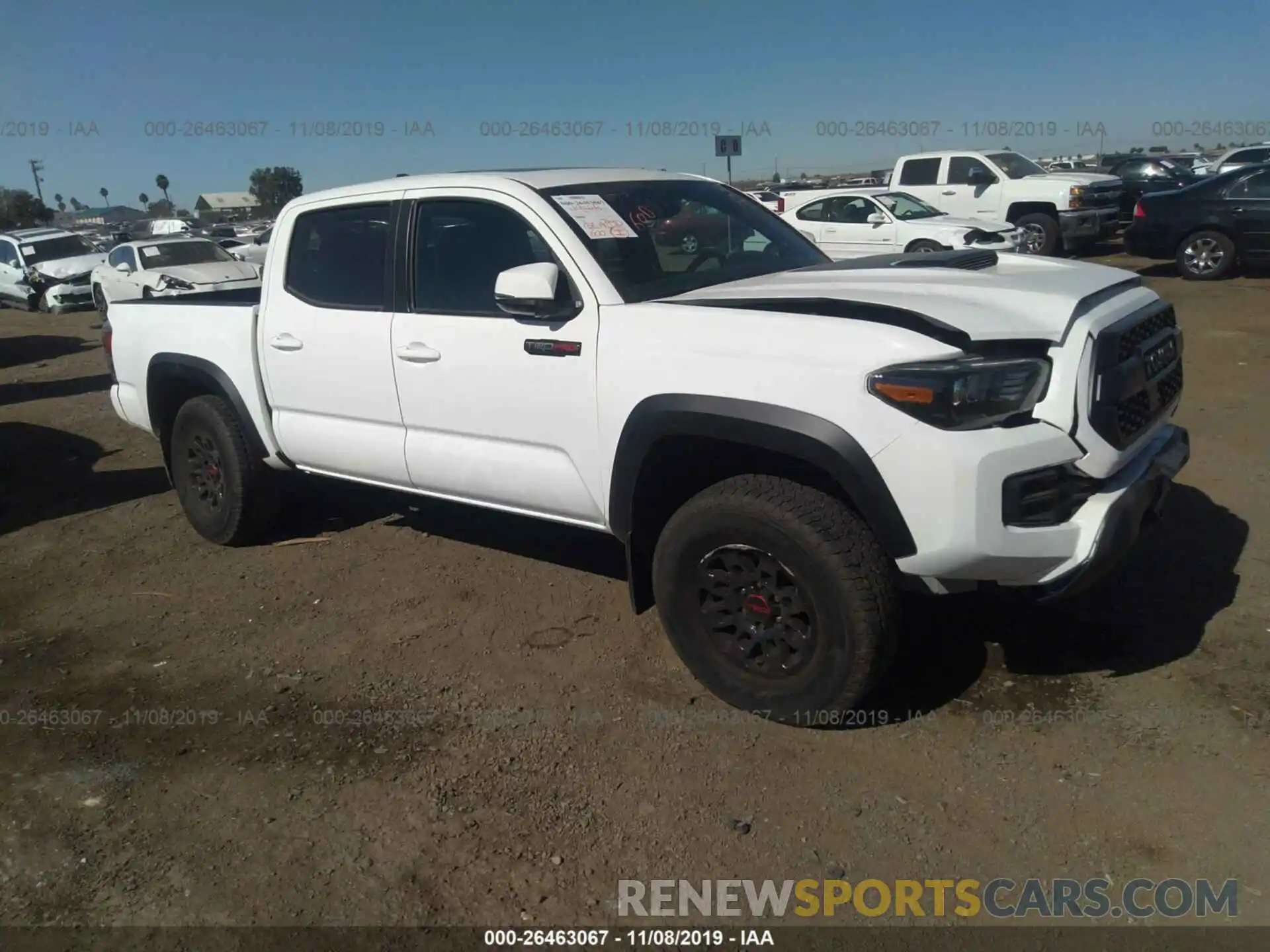 1 Photograph of a damaged car 5TFCZ5AN1KX207548 TOYOTA TACOMA 2019