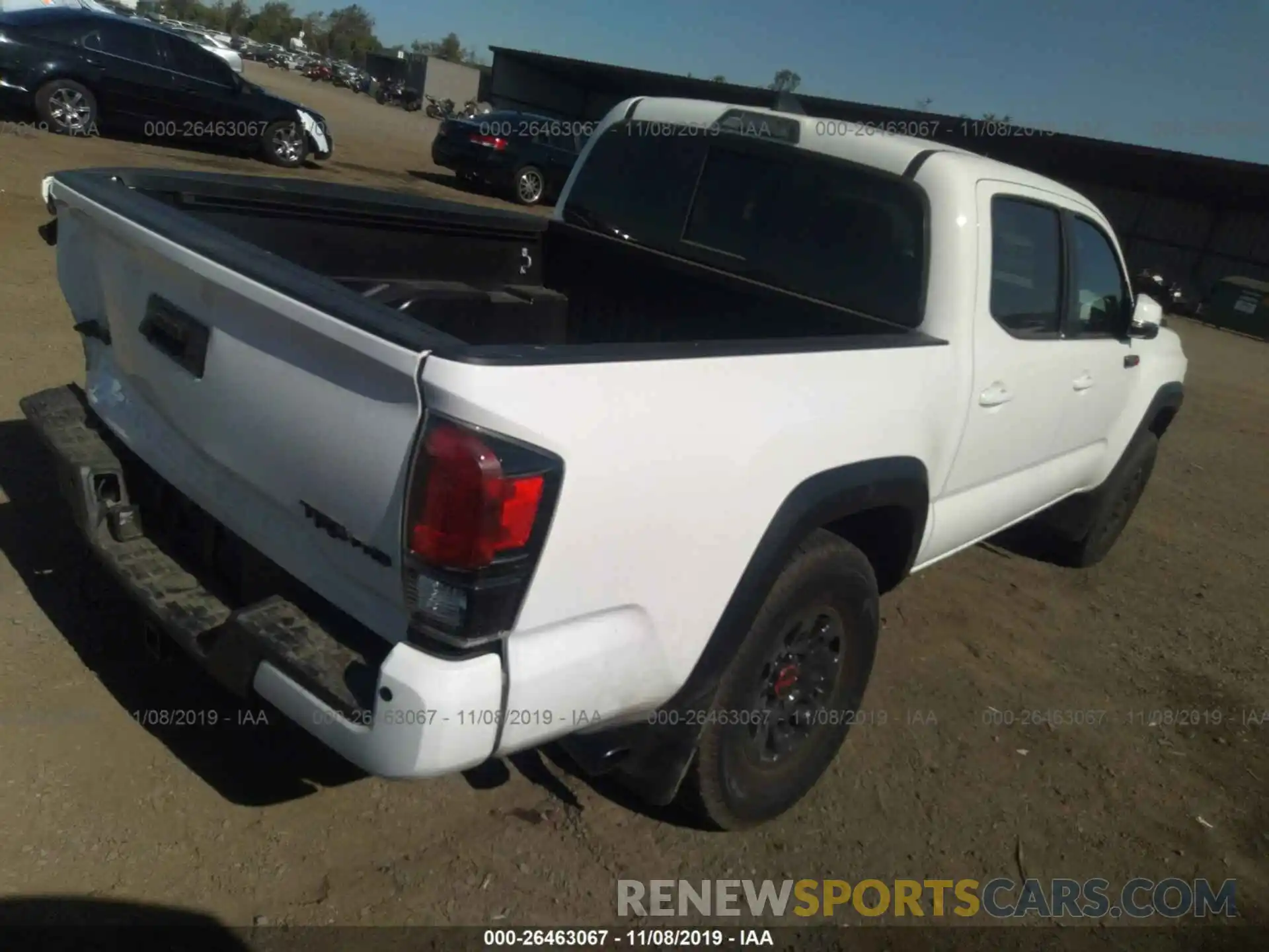 4 Photograph of a damaged car 5TFCZ5AN1KX207548 TOYOTA TACOMA 2019