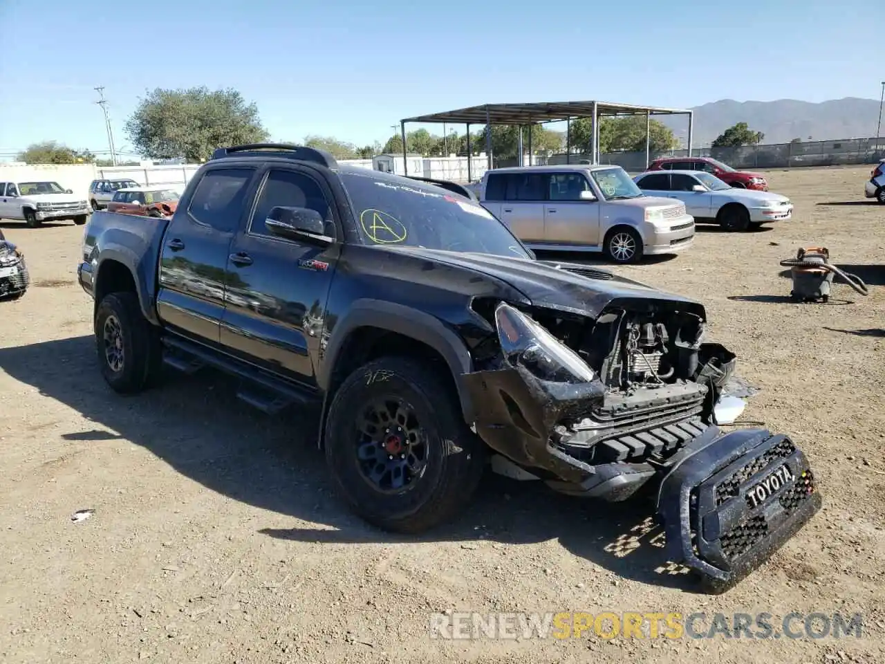 1 Photograph of a damaged car 5TFCZ5AN1KX209218 TOYOTA TACOMA 2019