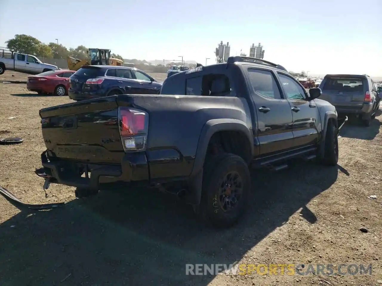 4 Фотография поврежденного автомобиля 5TFCZ5AN1KX209218 TOYOTA TACOMA 2019