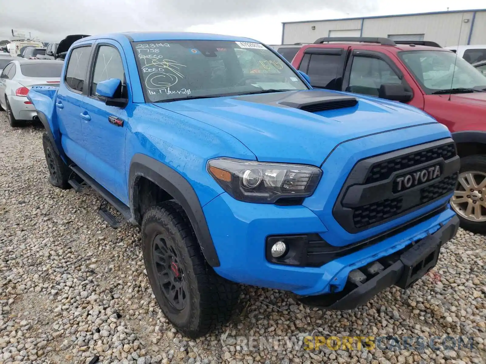 1 Photograph of a damaged car 5TFCZ5AN2KX167965 TOYOTA TACOMA 2019