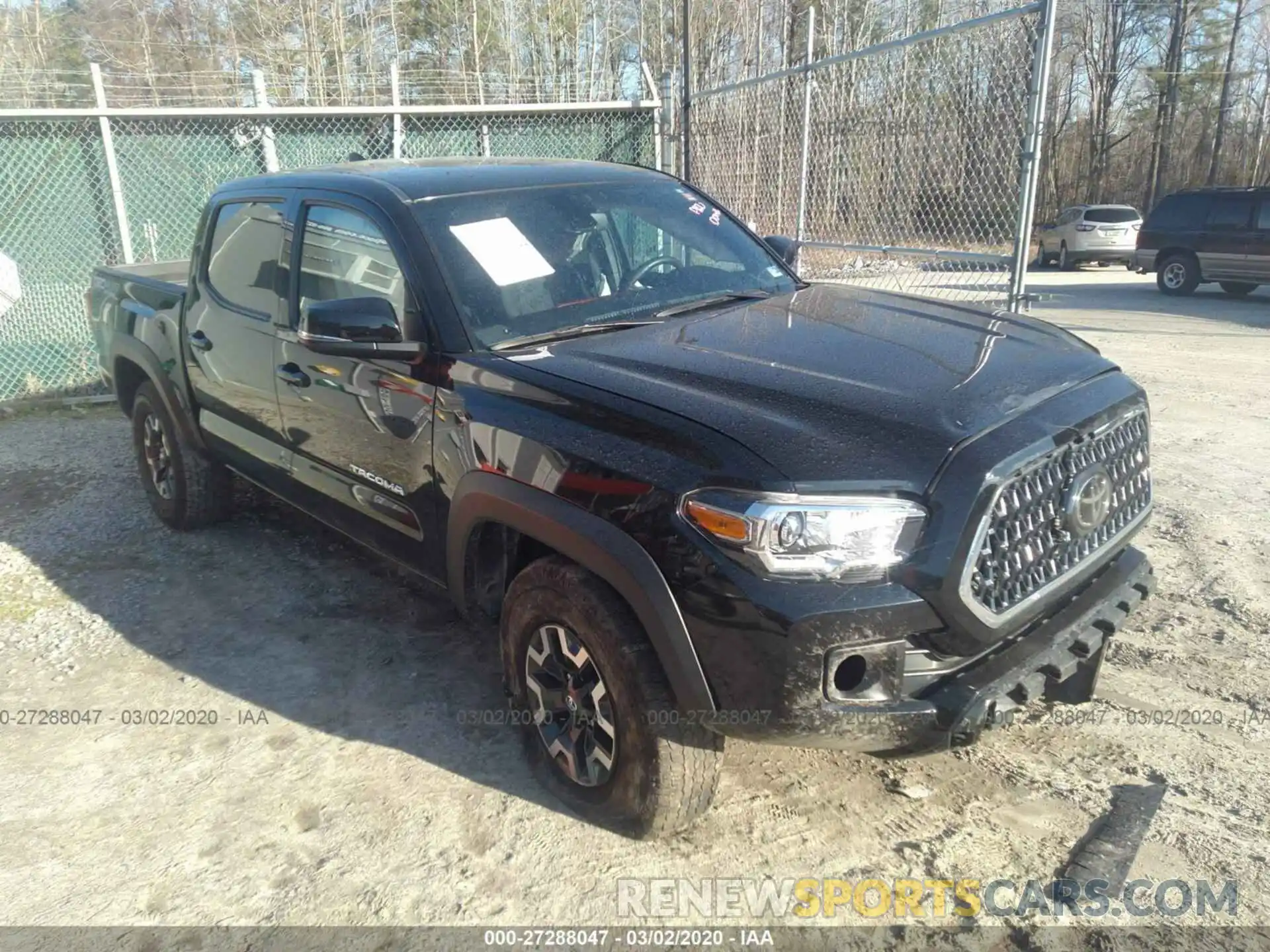 1 Photograph of a damaged car 5TFCZ5AN2KX169926 TOYOTA TACOMA 2019