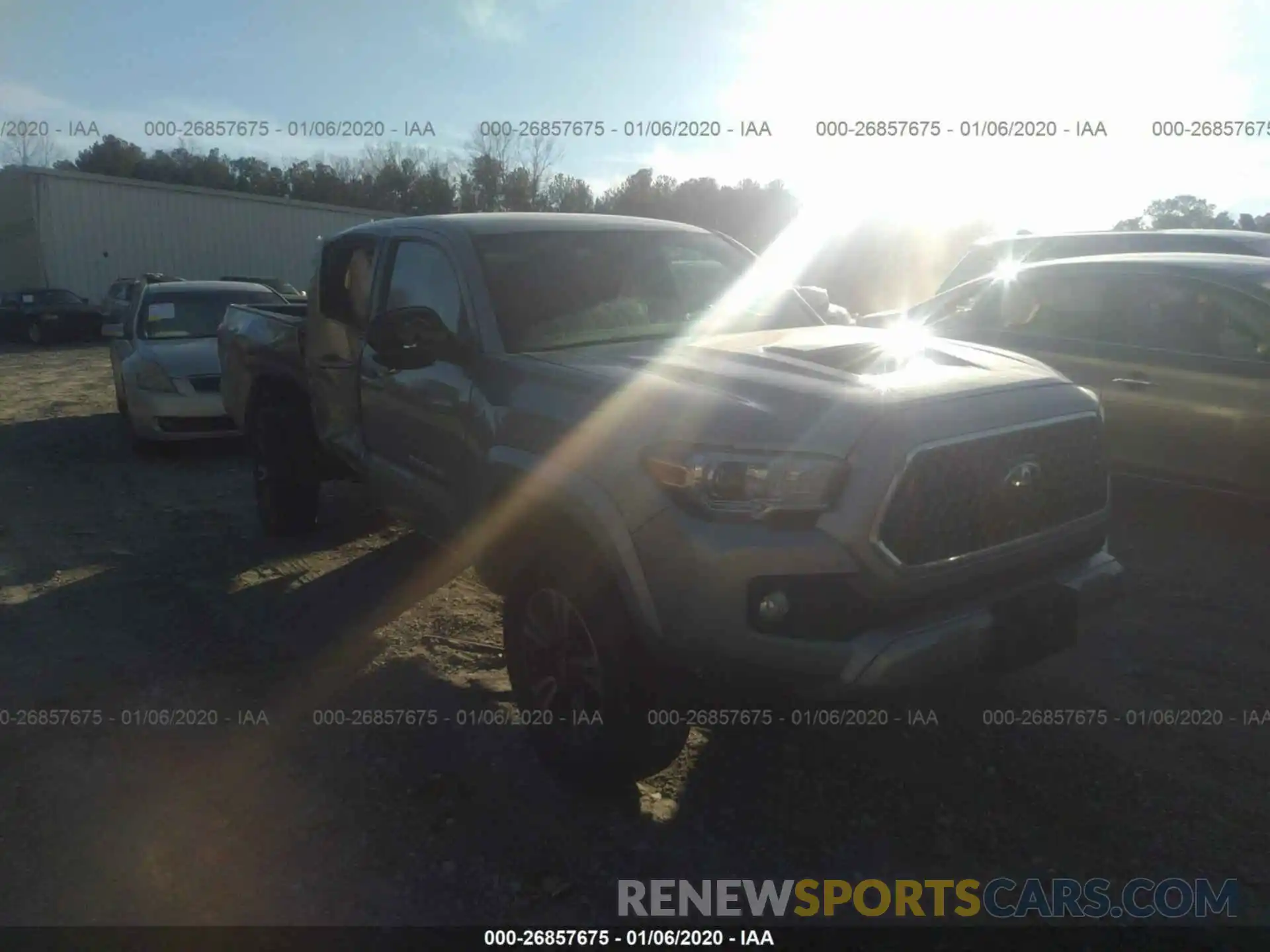 1 Photograph of a damaged car 5TFCZ5AN2KX170901 TOYOTA TACOMA 2019