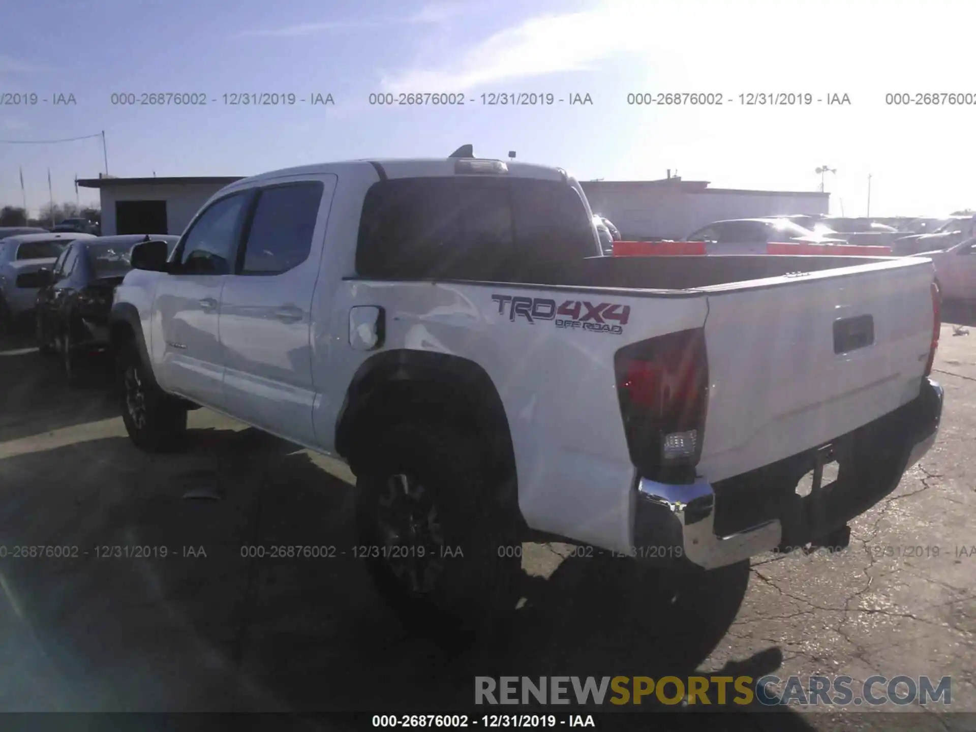 3 Photograph of a damaged car 5TFCZ5AN2KX177489 TOYOTA TACOMA 2019