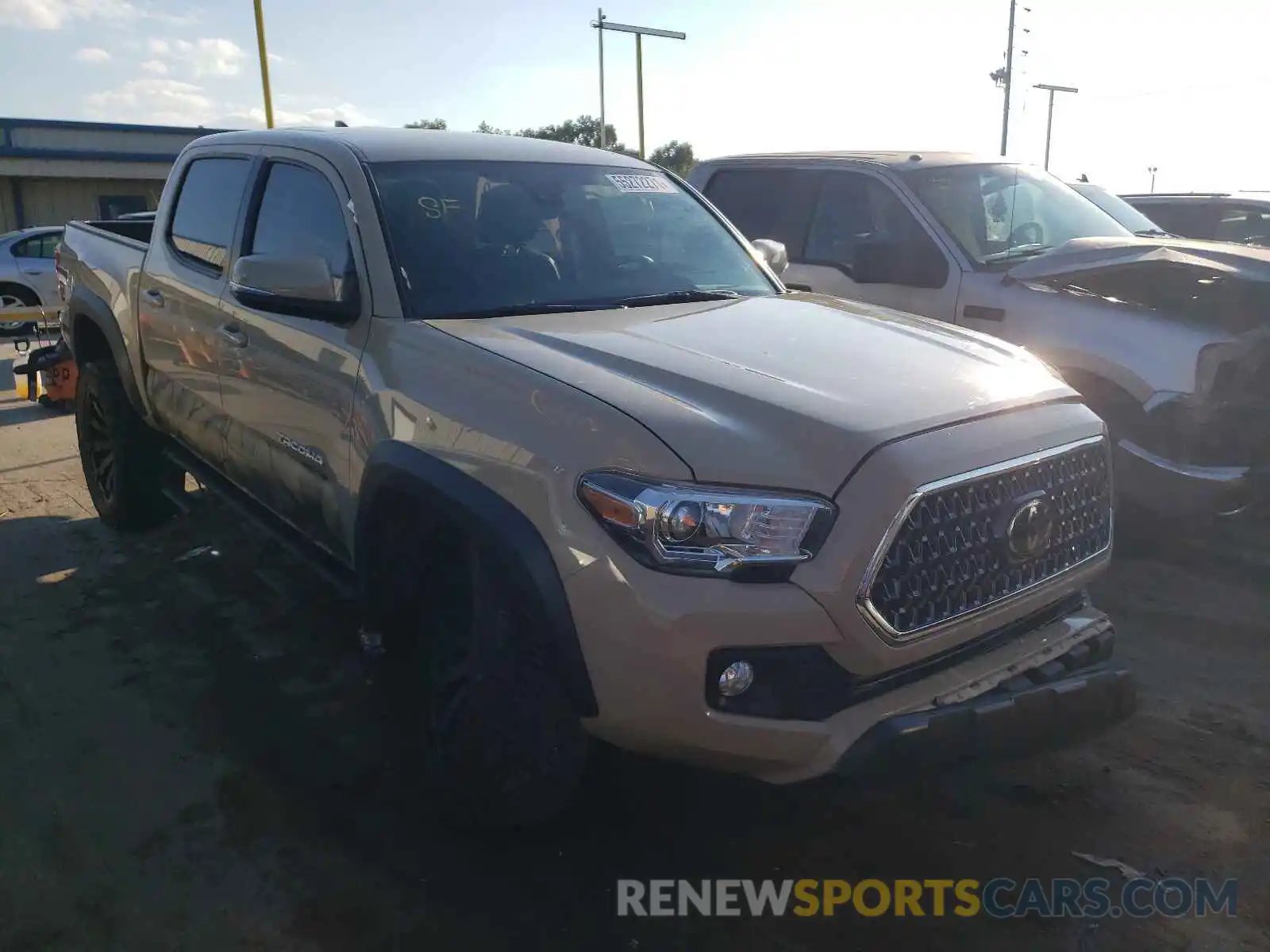 1 Photograph of a damaged car 5TFCZ5AN2KX178495 TOYOTA TACOMA 2019