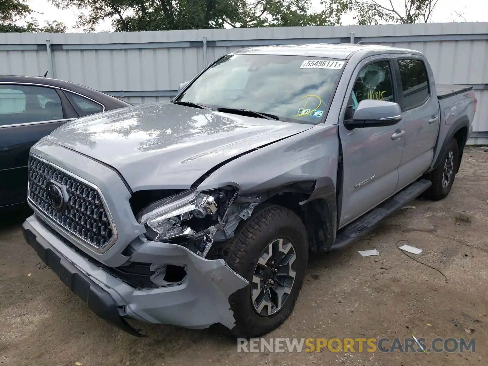 2 Photograph of a damaged car 5TFCZ5AN2KX180974 TOYOTA TACOMA 2019