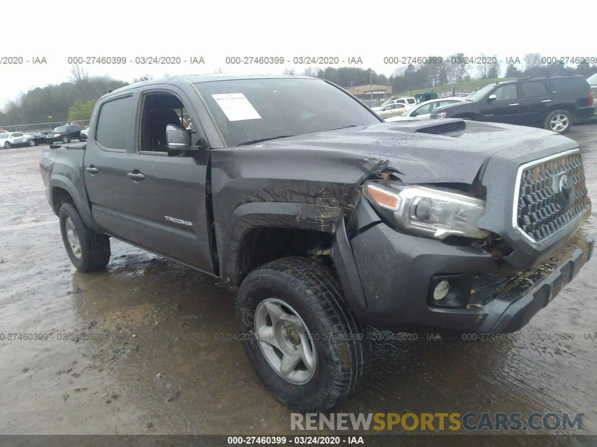 1 Photograph of a damaged car 5TFCZ5AN2KX181753 TOYOTA TACOMA 2019