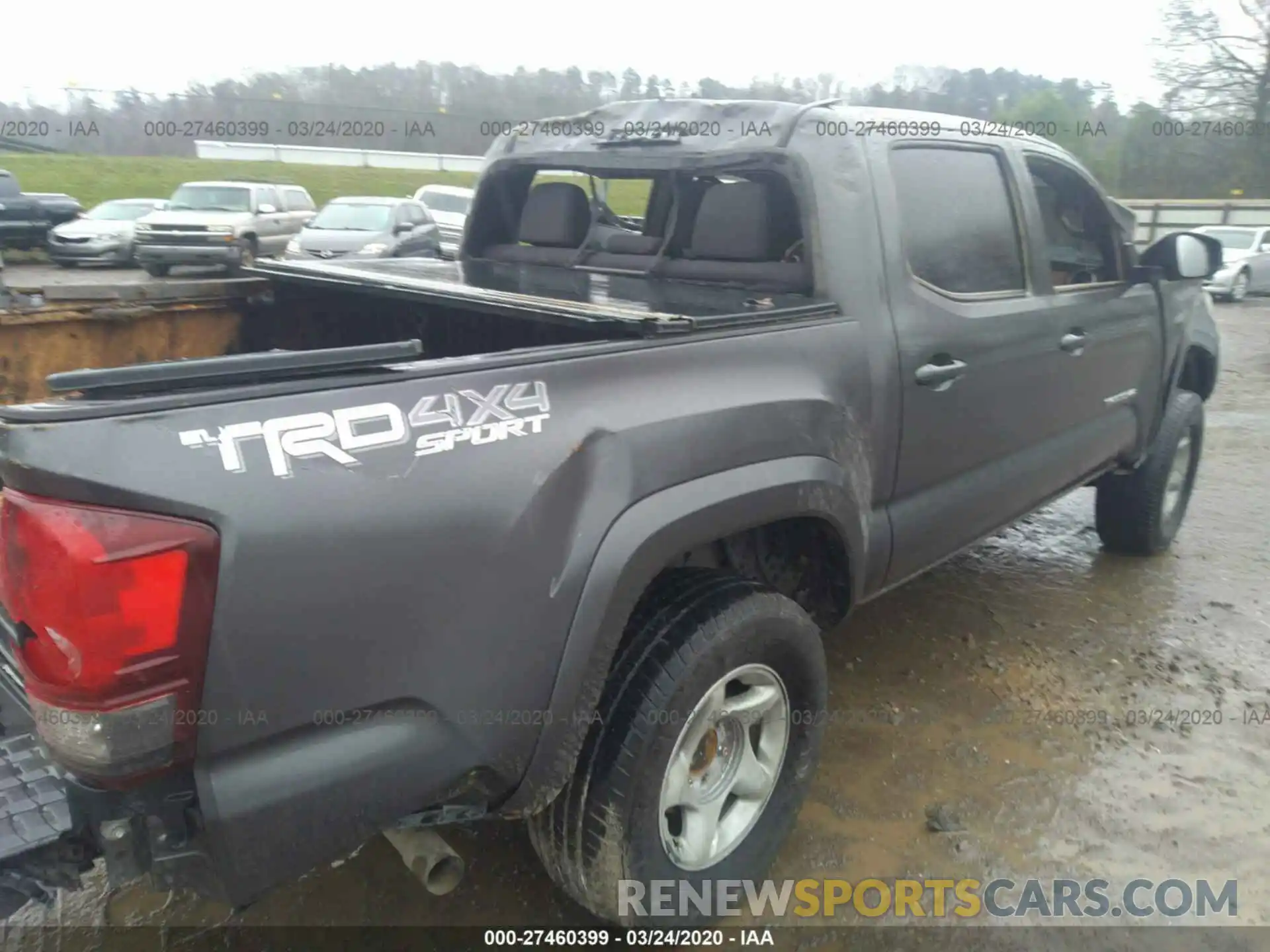 4 Photograph of a damaged car 5TFCZ5AN2KX181753 TOYOTA TACOMA 2019