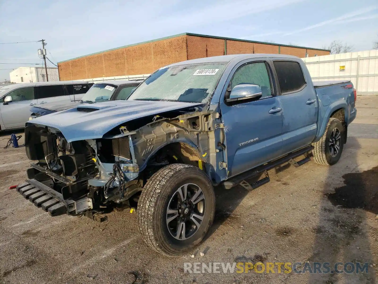 2 Photograph of a damaged car 5TFCZ5AN2KX182031 TOYOTA TACOMA 2019