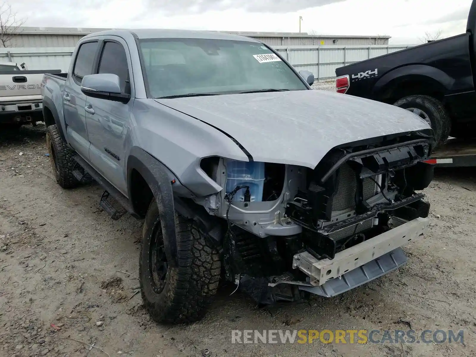 1 Photograph of a damaged car 5TFCZ5AN2KX184233 TOYOTA TACOMA 2019