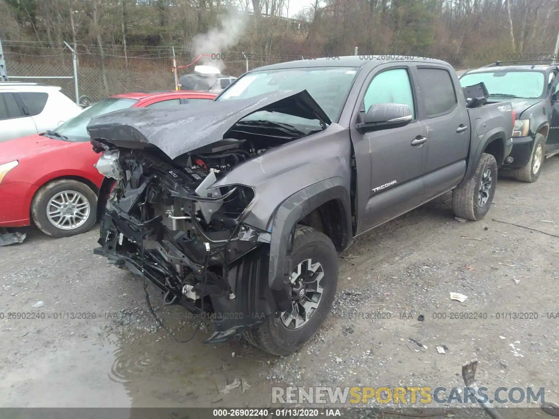 2 Photograph of a damaged car 5TFCZ5AN2KX185611 TOYOTA TACOMA 2019