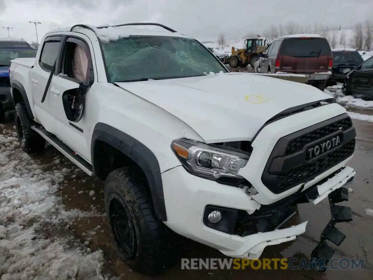 1 Photograph of a damaged car 5TFCZ5AN2KX186001 TOYOTA TACOMA 2019