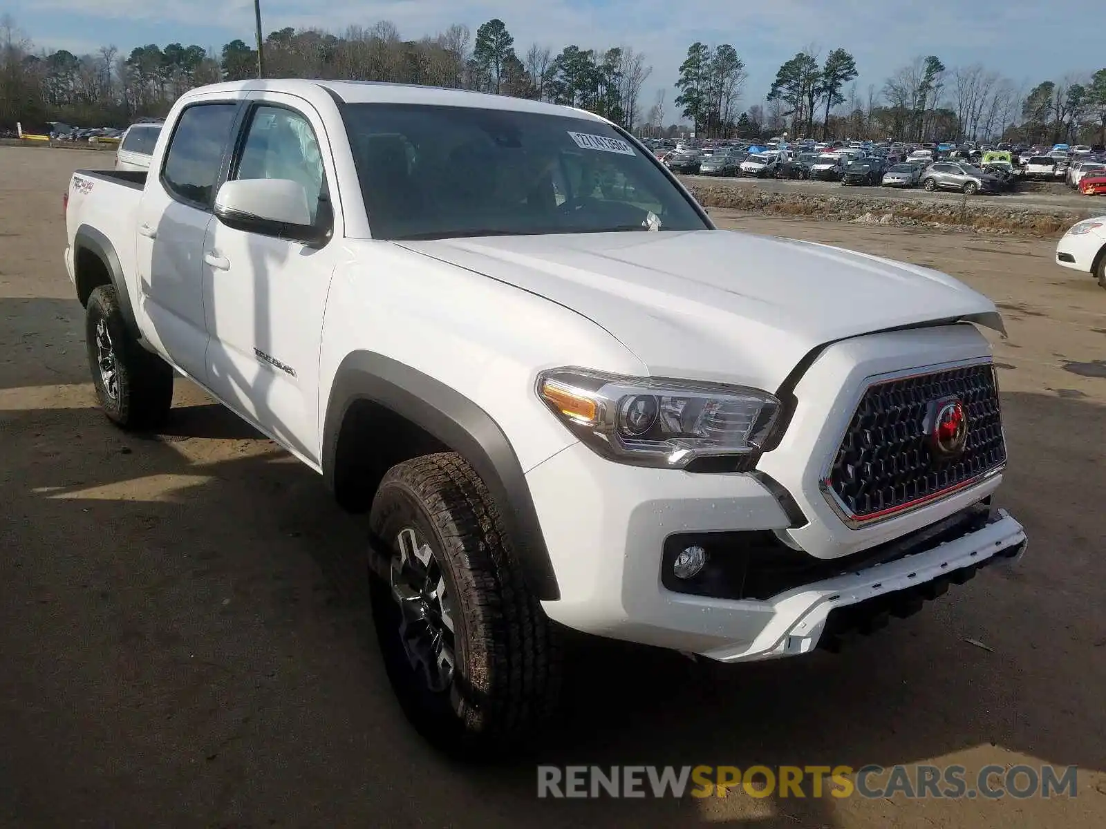 1 Photograph of a damaged car 5TFCZ5AN2KX190517 TOYOTA TACOMA 2019