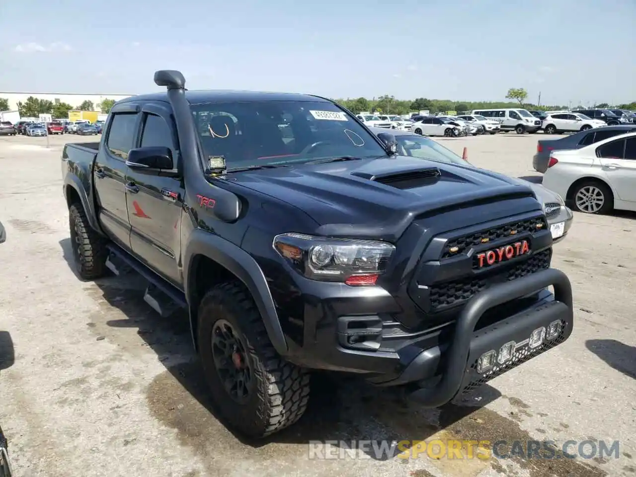 1 Photograph of a damaged car 5TFCZ5AN2KX193336 TOYOTA TACOMA 2019