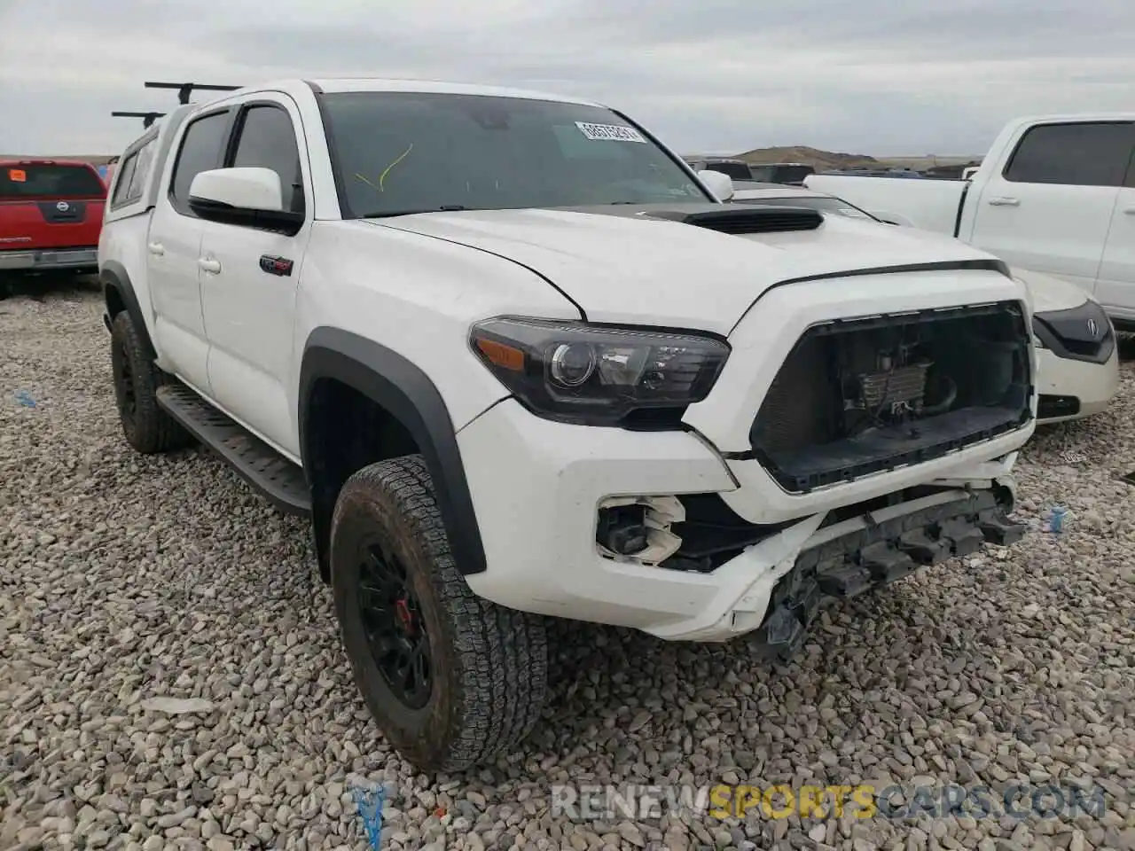 1 Photograph of a damaged car 5TFCZ5AN2KX196446 TOYOTA TACOMA 2019