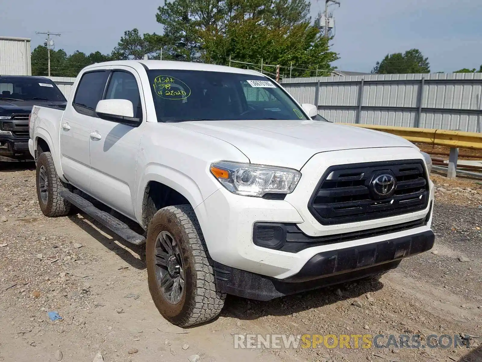 1 Photograph of a damaged car 5TFCZ5AN2KX201838 TOYOTA TACOMA 2019