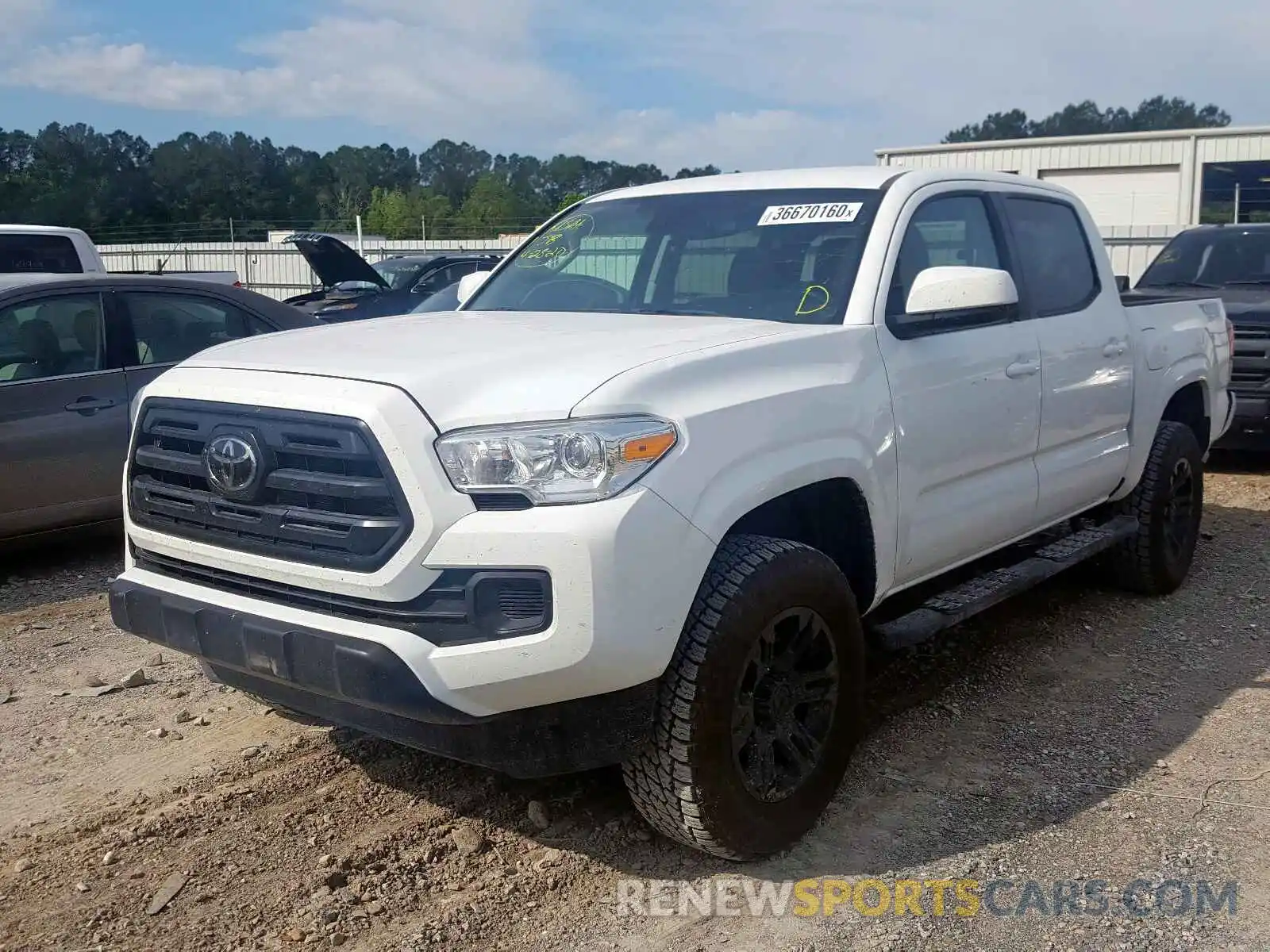 2 Photograph of a damaged car 5TFCZ5AN2KX201838 TOYOTA TACOMA 2019