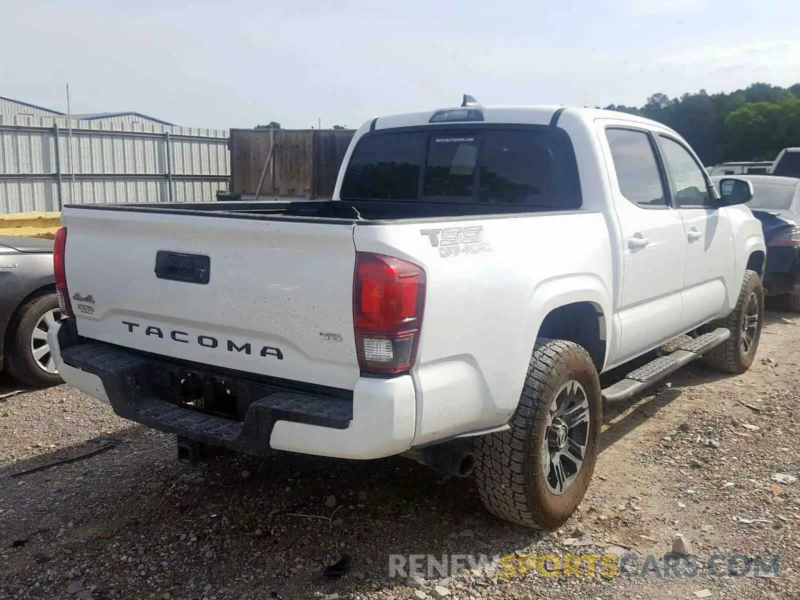 4 Photograph of a damaged car 5TFCZ5AN2KX201838 TOYOTA TACOMA 2019