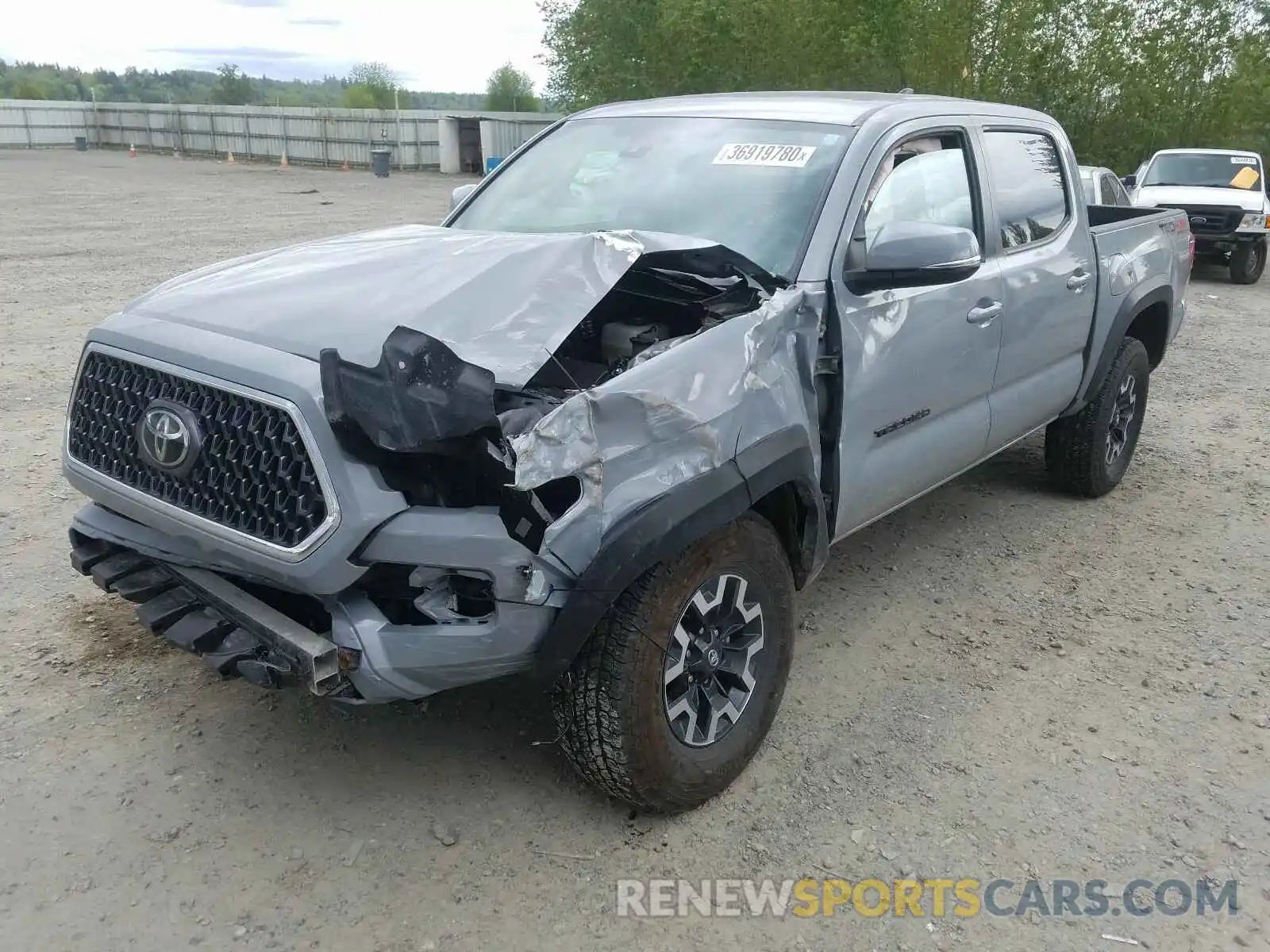 2 Photograph of a damaged car 5TFCZ5AN3KX165870 TOYOTA TACOMA 2019