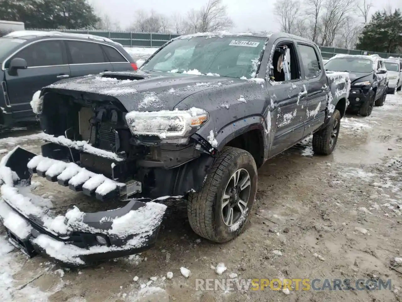 2 Photograph of a damaged car 5TFCZ5AN3KX168722 TOYOTA TACOMA 2019