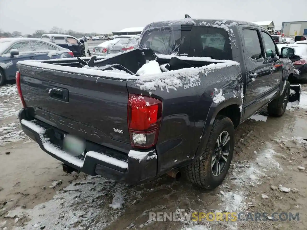 4 Фотография поврежденного автомобиля 5TFCZ5AN3KX168722 TOYOTA TACOMA 2019