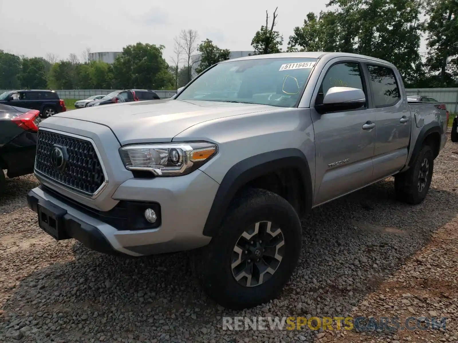 2 Photograph of a damaged car 5TFCZ5AN3KX171913 TOYOTA TACOMA 2019