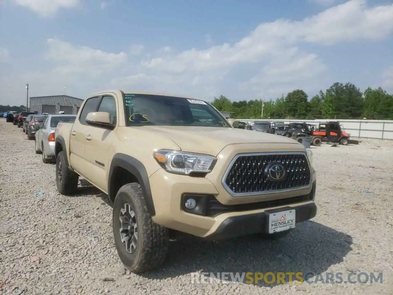 1 Photograph of a damaged car 5TFCZ5AN3KX172222 TOYOTA TACOMA 2019