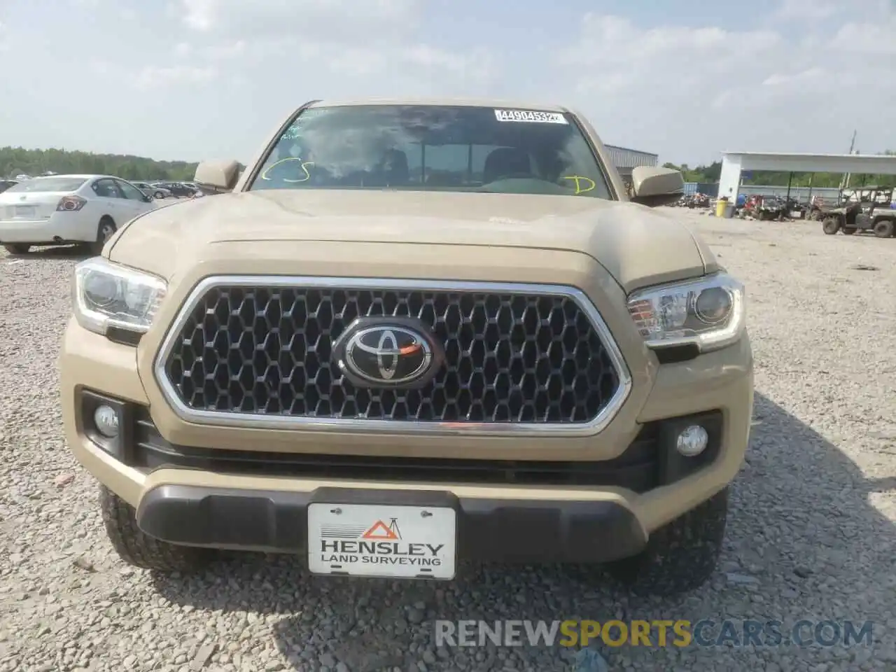 9 Photograph of a damaged car 5TFCZ5AN3KX172222 TOYOTA TACOMA 2019