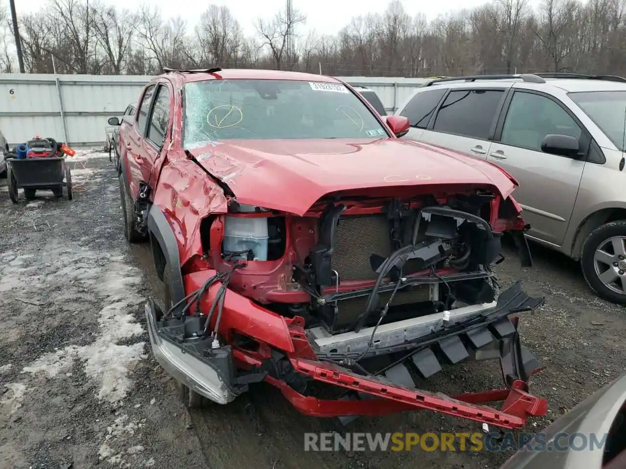 9 Photograph of a damaged car 5TFCZ5AN3KX176206 TOYOTA TACOMA 2019