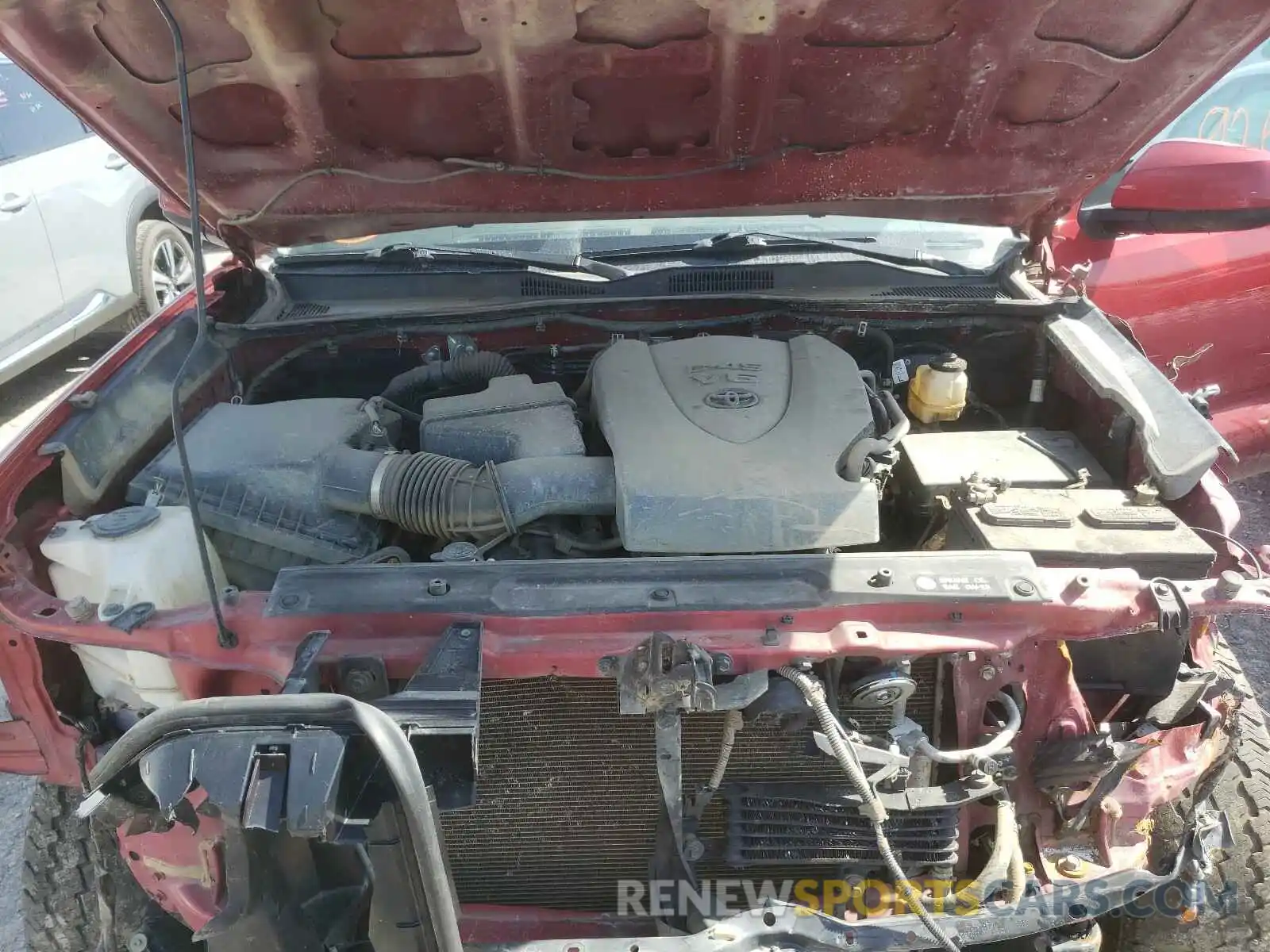 7 Photograph of a damaged car 5TFCZ5AN3KX177713 TOYOTA TACOMA 2019