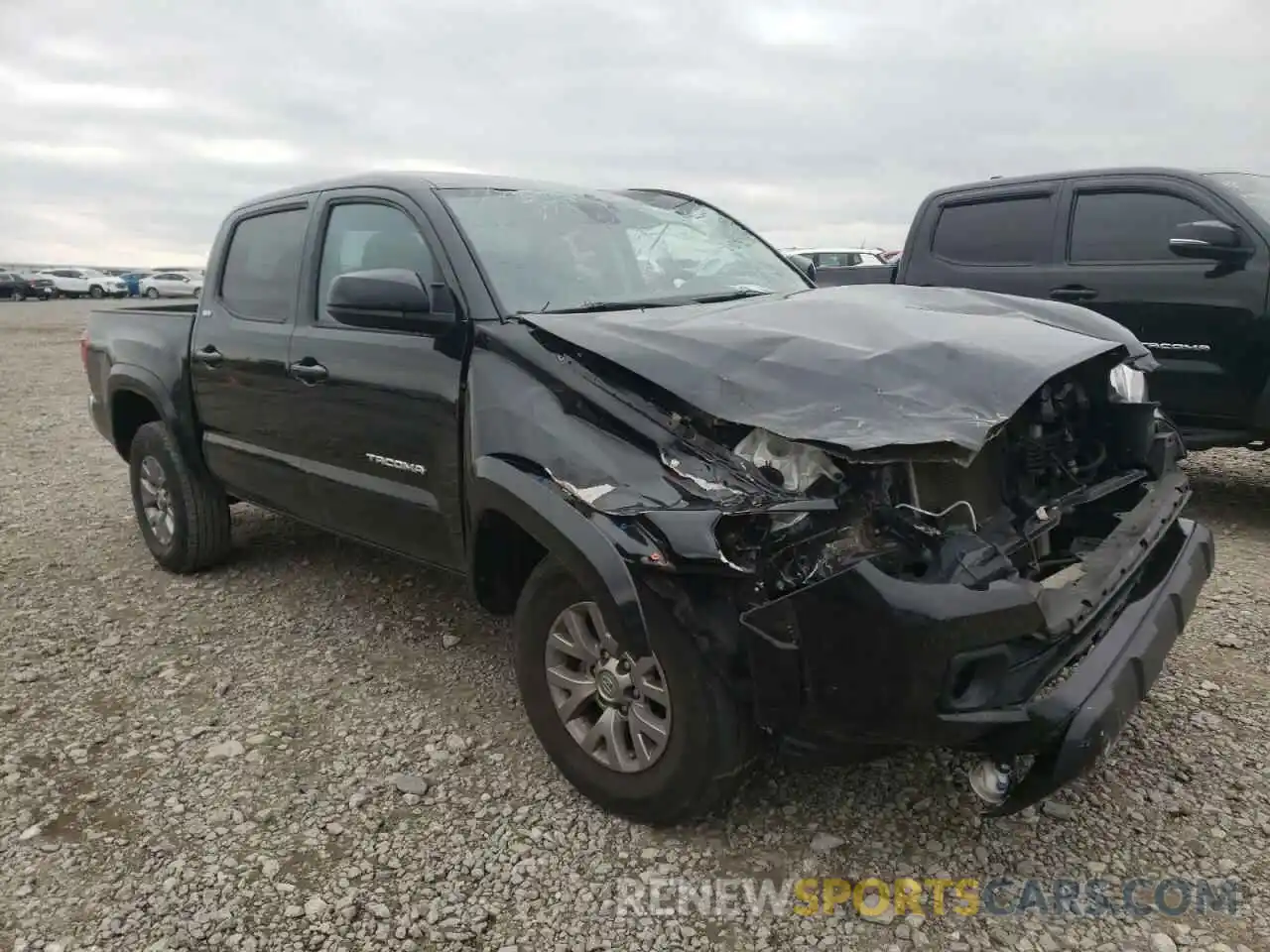 1 Photograph of a damaged car 5TFCZ5AN3KX179316 TOYOTA TACOMA 2019