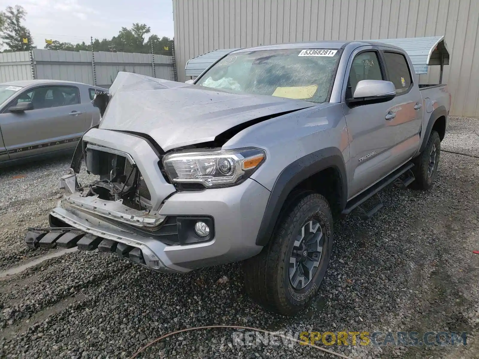 2 Photograph of a damaged car 5TFCZ5AN3KX180286 TOYOTA TACOMA 2019