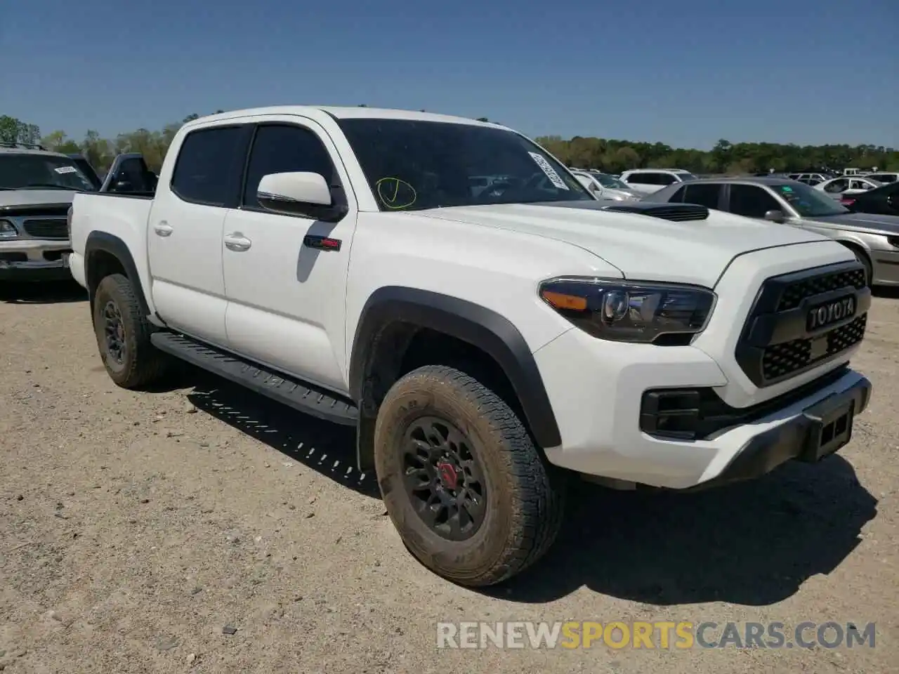 1 Photograph of a damaged car 5TFCZ5AN3KX187125 TOYOTA TACOMA 2019