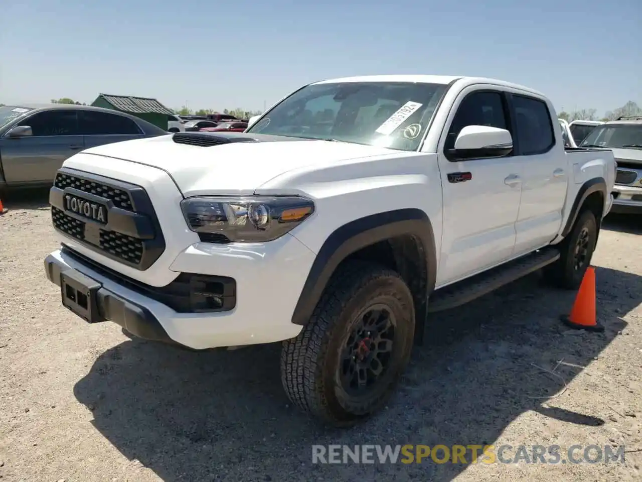 2 Photograph of a damaged car 5TFCZ5AN3KX187125 TOYOTA TACOMA 2019