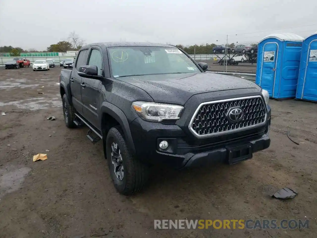 1 Photograph of a damaged car 5TFCZ5AN3KX190249 TOYOTA TACOMA 2019