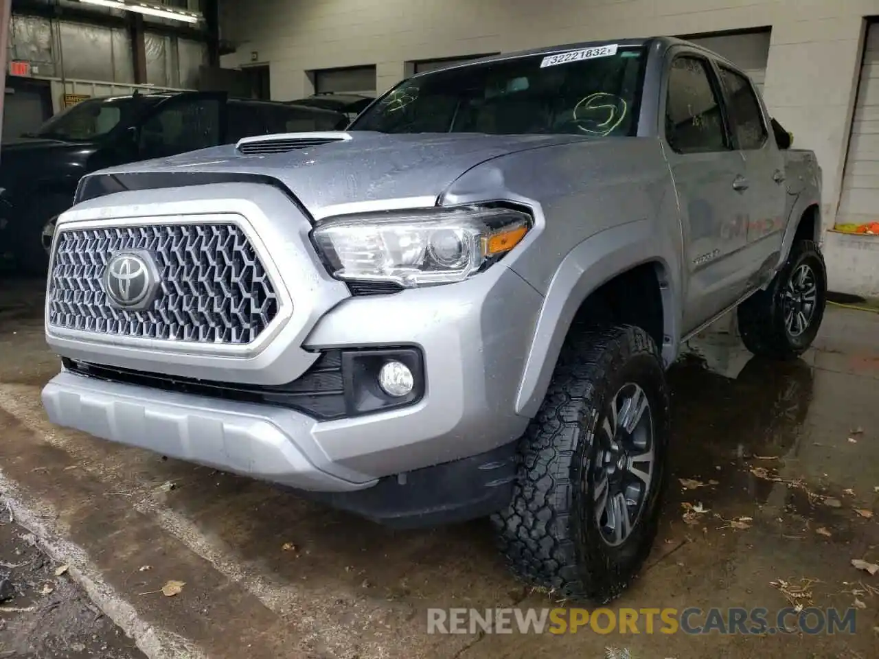 2 Photograph of a damaged car 5TFCZ5AN3KX190266 TOYOTA TACOMA 2019