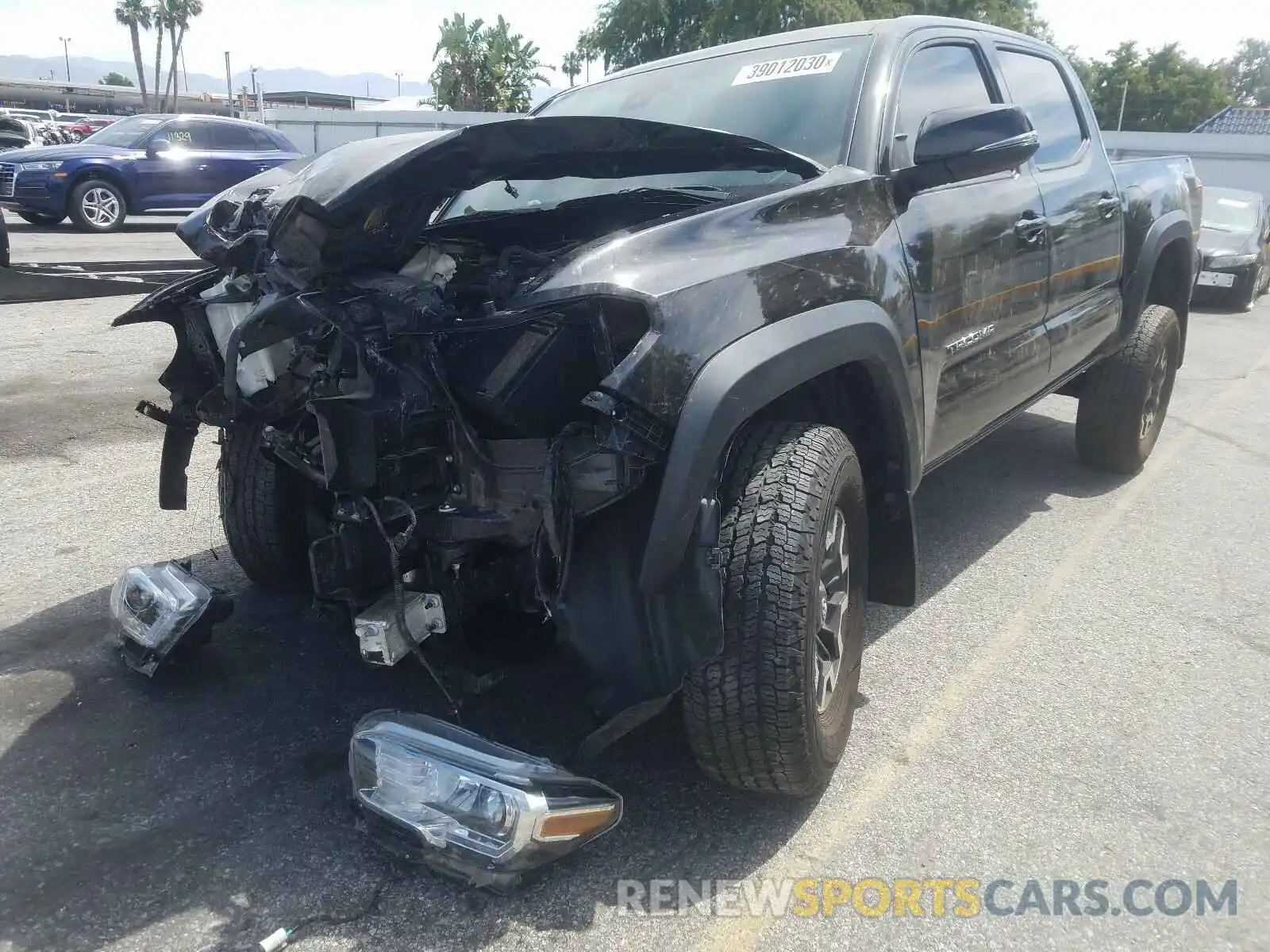 2 Photograph of a damaged car 5TFCZ5AN3KX193698 TOYOTA TACOMA 2019