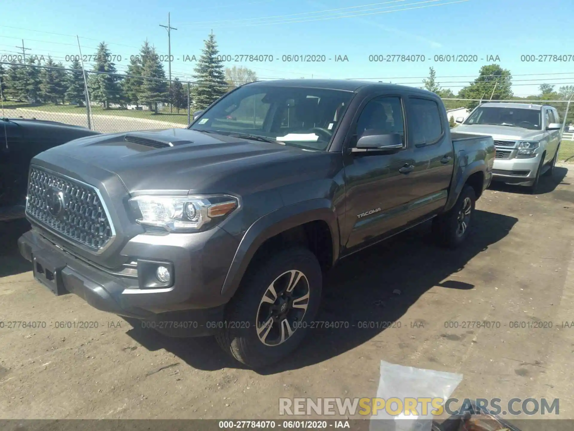 2 Photograph of a damaged car 5TFCZ5AN3KX196536 TOYOTA TACOMA 2019