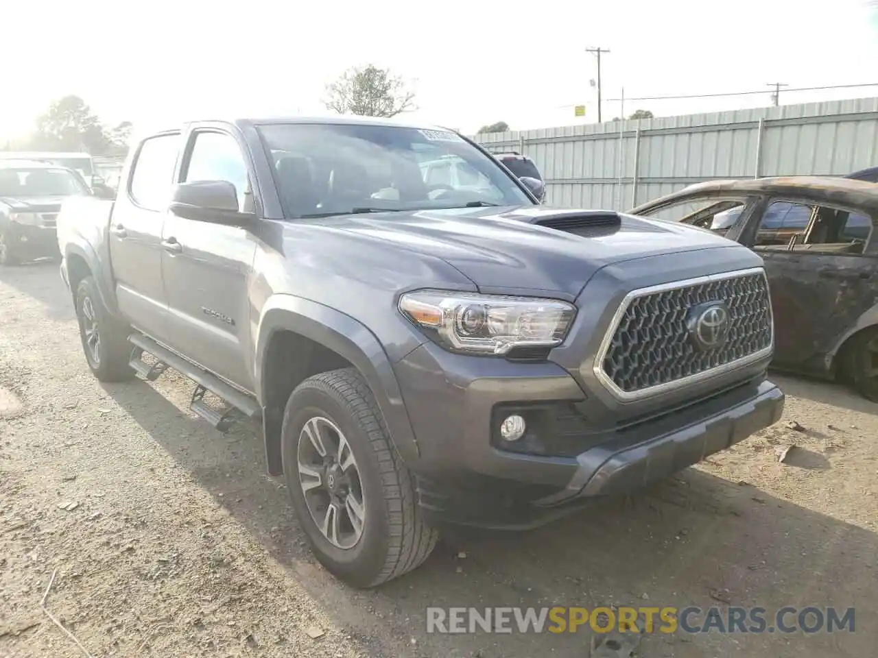 1 Photograph of a damaged car 5TFCZ5AN3KX199341 TOYOTA TACOMA 2019