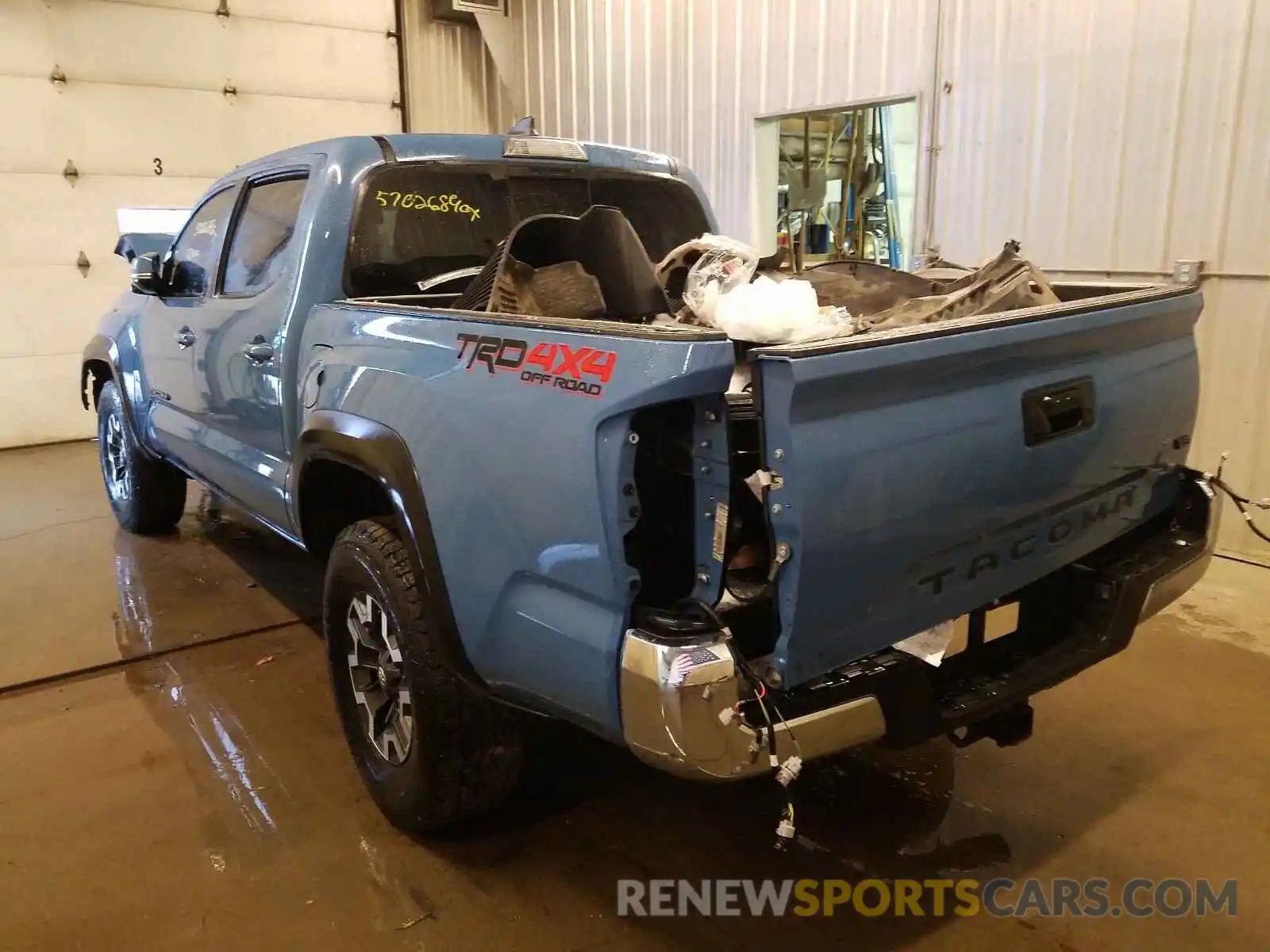 3 Photograph of a damaged car 5TFCZ5AN3KX204358 TOYOTA TACOMA 2019