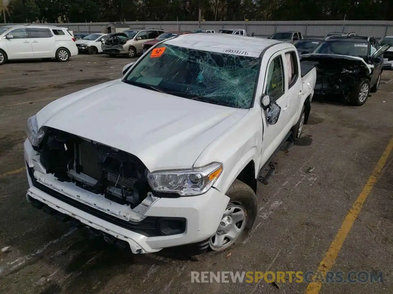 9 Photograph of a damaged car 5TFCZ5AN3KX204893 TOYOTA TACOMA 2019