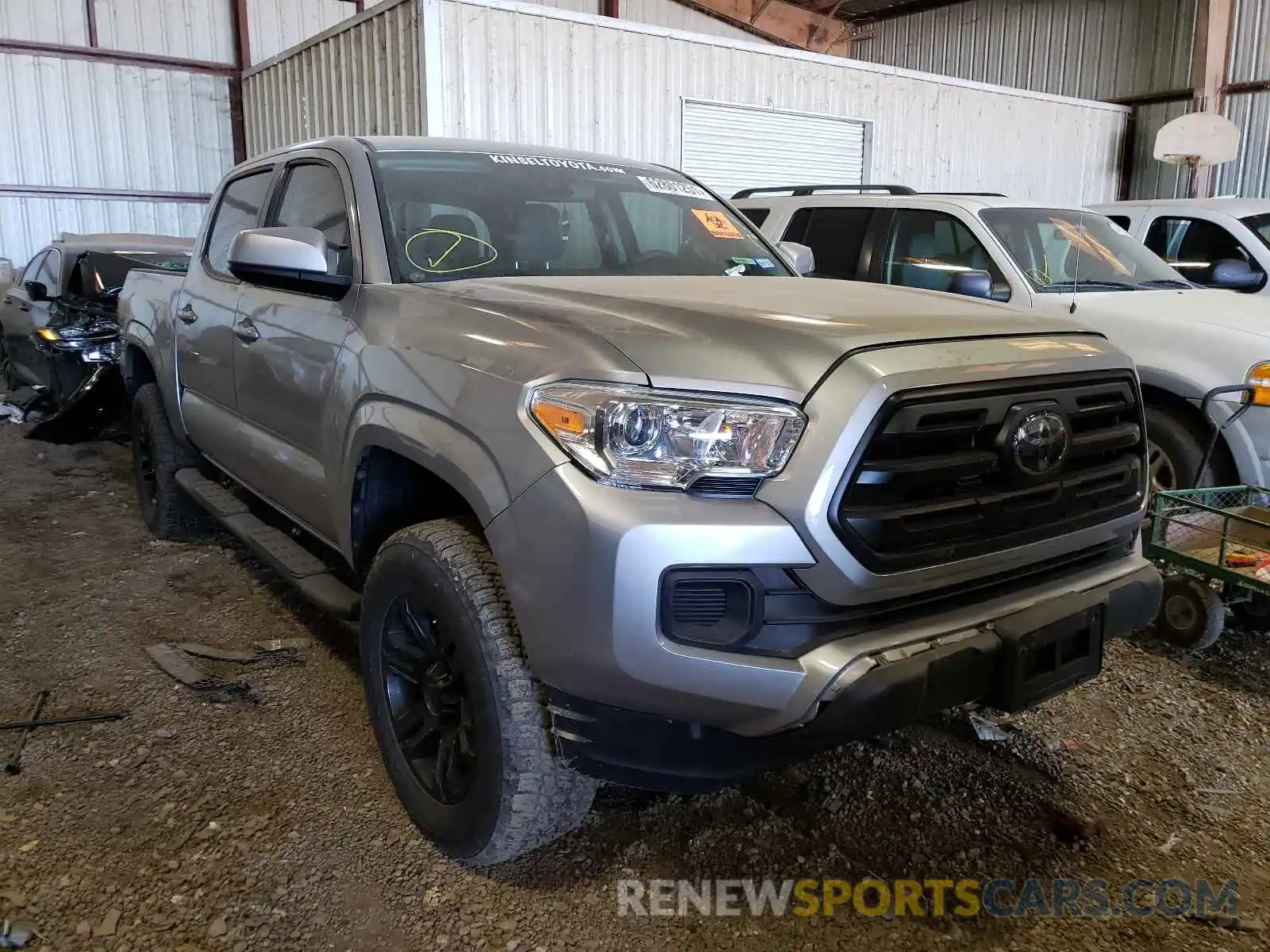 1 Photograph of a damaged car 5TFCZ5AN3KX207809 TOYOTA TACOMA 2019