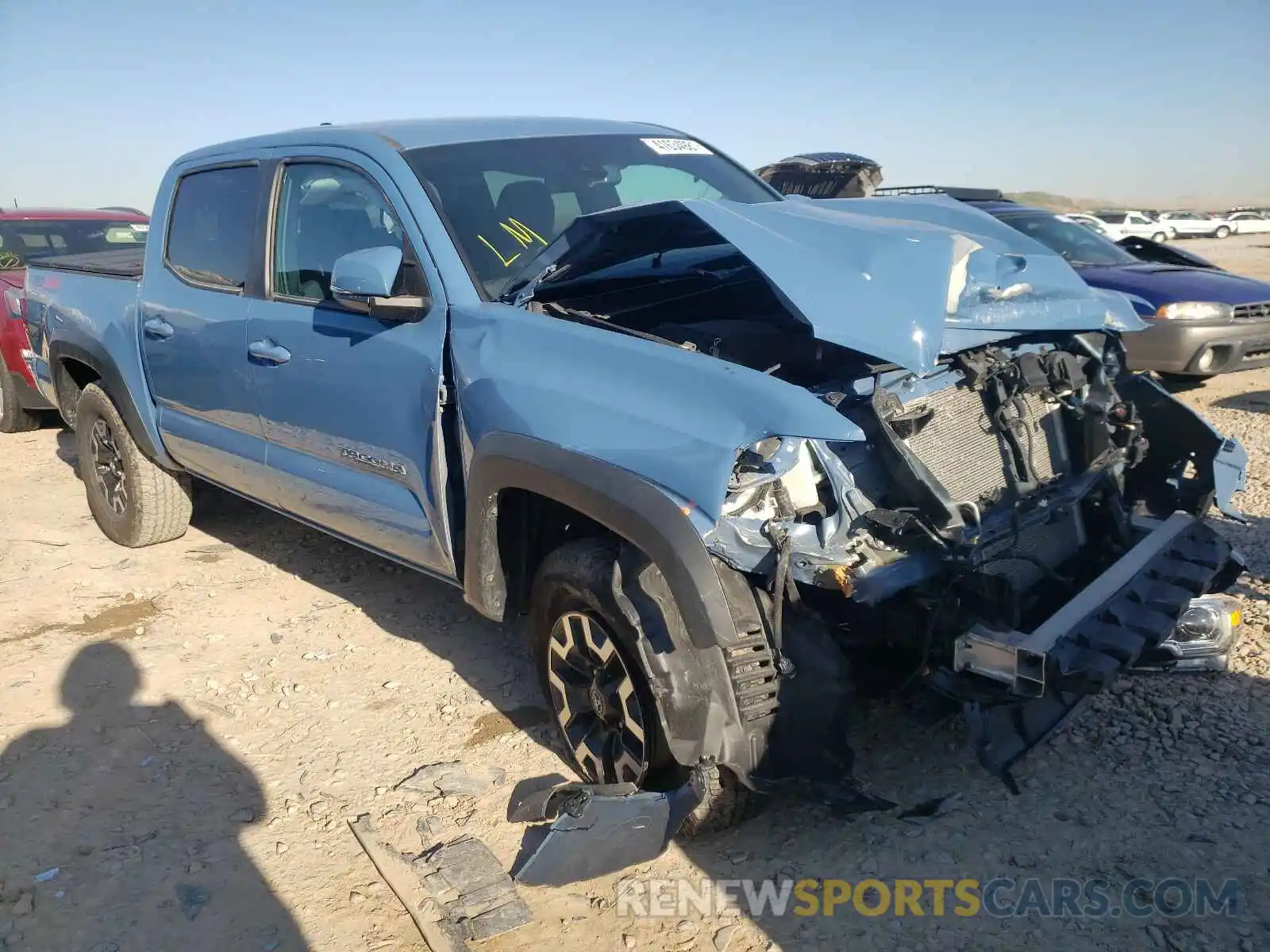 1 Photograph of a damaged car 5TFCZ5AN3KX212279 TOYOTA TACOMA 2019