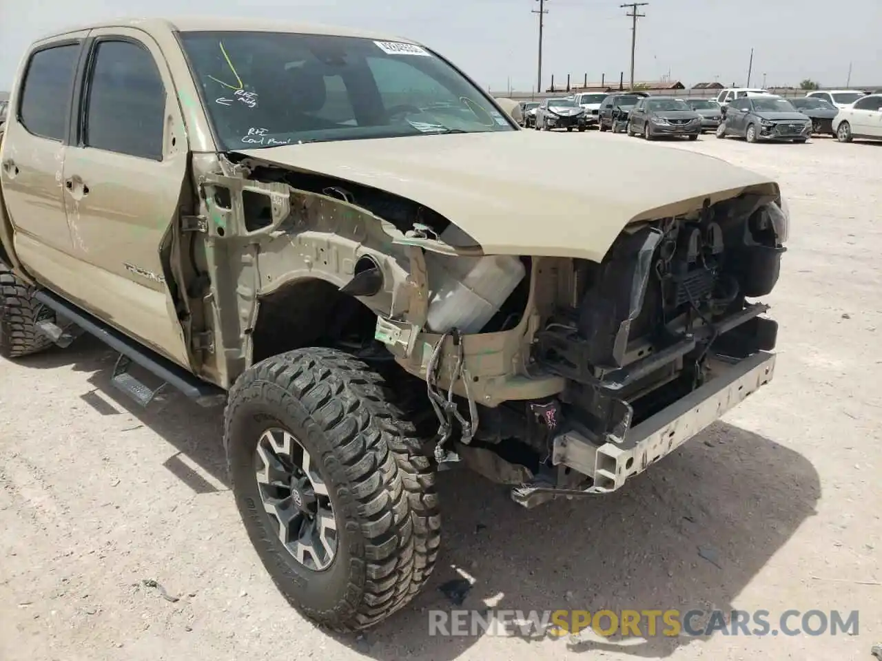 9 Photograph of a damaged car 5TFCZ5AN4KX166140 TOYOTA TACOMA 2019