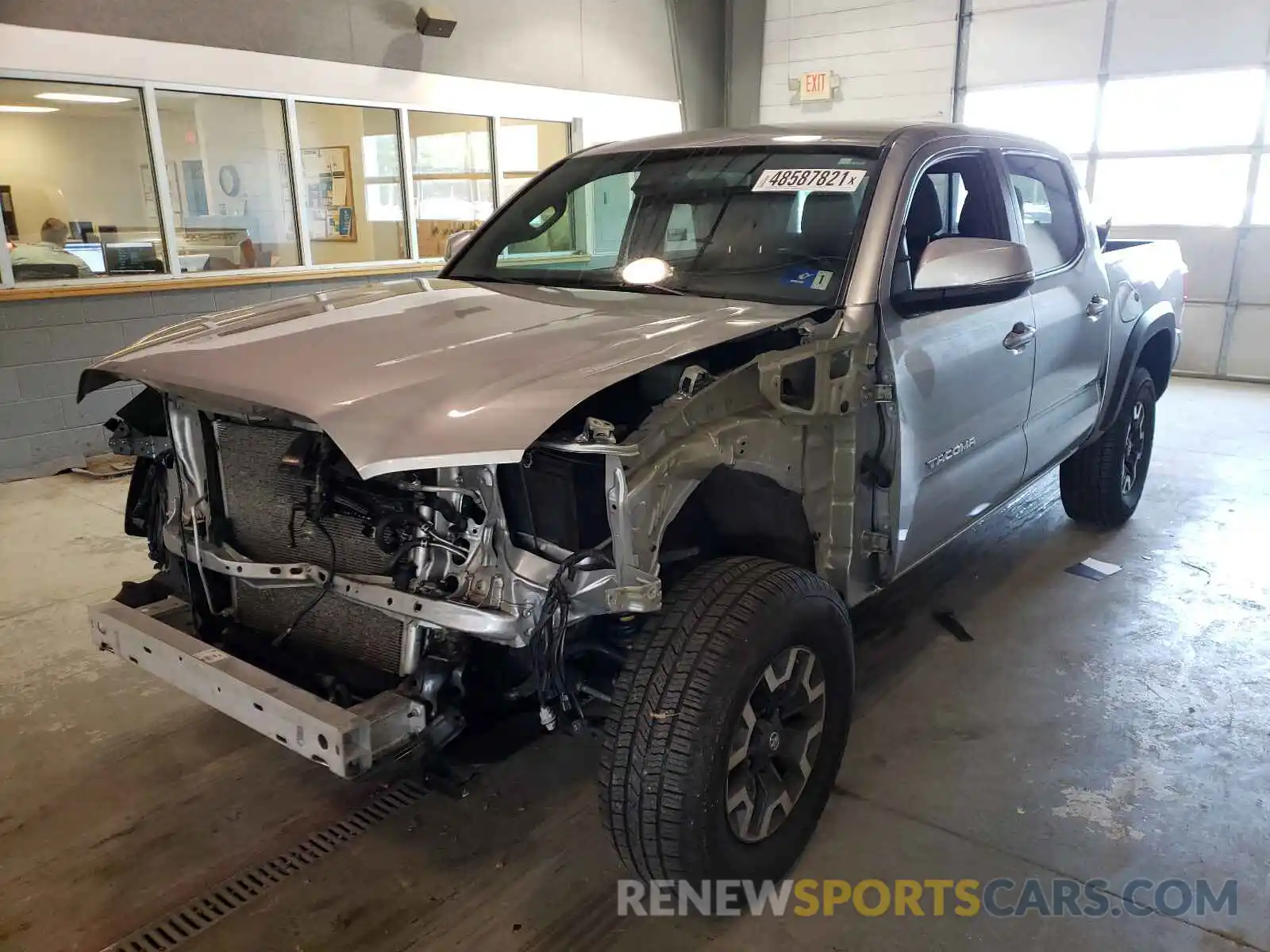 2 Photograph of a damaged car 5TFCZ5AN4KX169460 TOYOTA TACOMA 2019