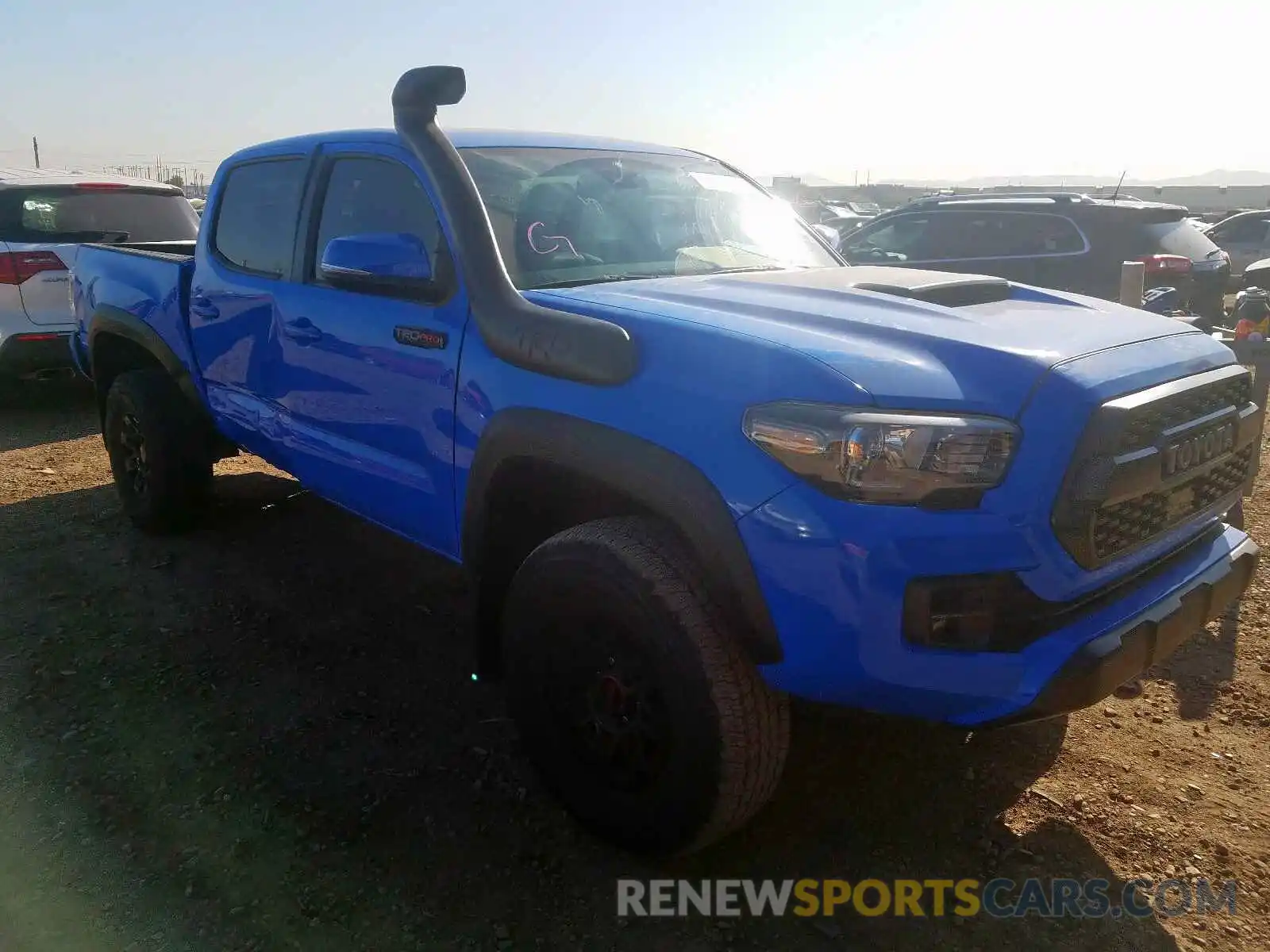 1 Photograph of a damaged car 5TFCZ5AN4KX169944 TOYOTA TACOMA 2019