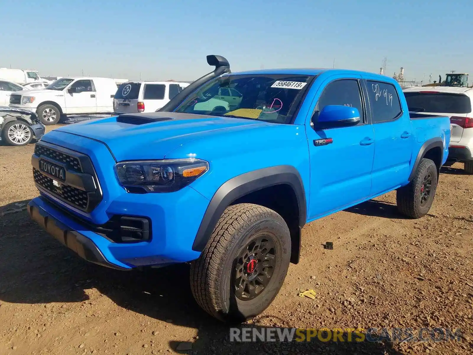 2 Photograph of a damaged car 5TFCZ5AN4KX169944 TOYOTA TACOMA 2019