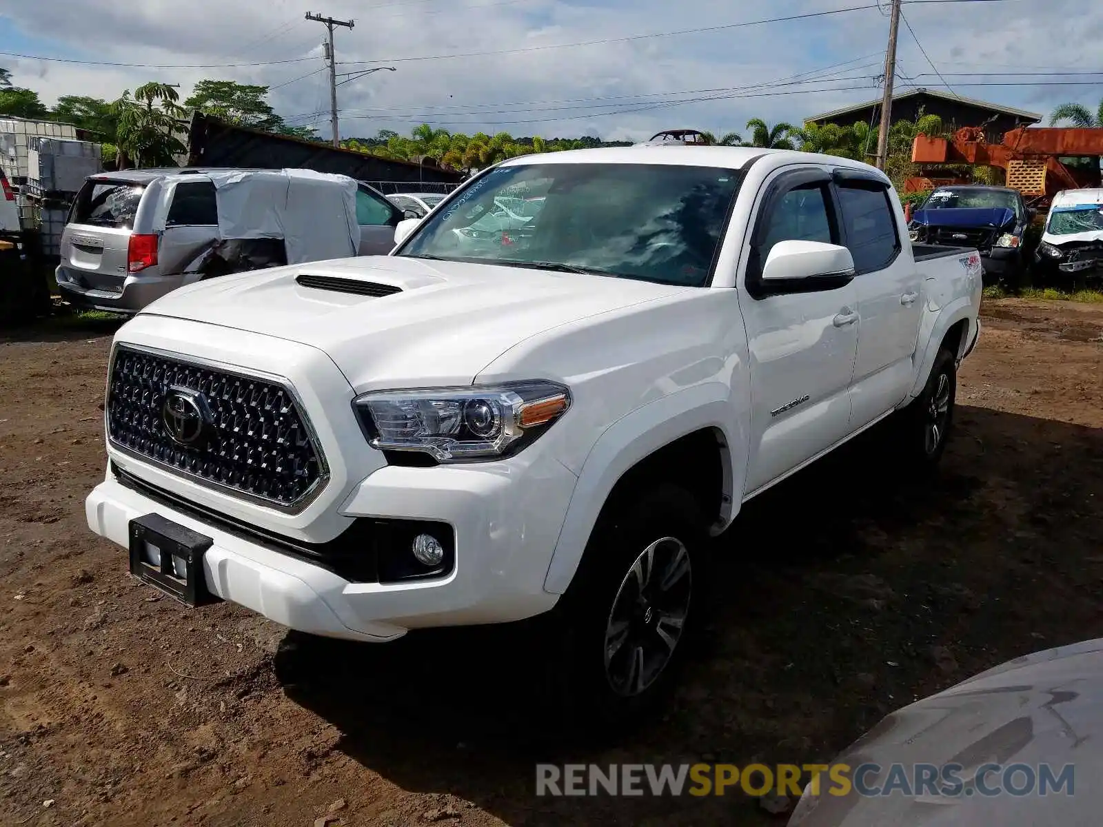 2 Photograph of a damaged car 5TFCZ5AN4KX170852 TOYOTA TACOMA 2019