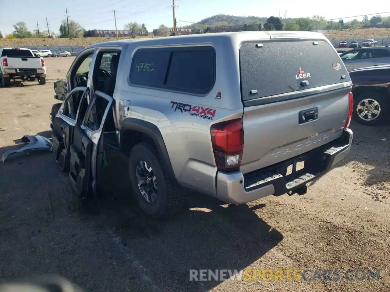 3 Photograph of a damaged car 5TFCZ5AN4KX172181 TOYOTA TACOMA 2019